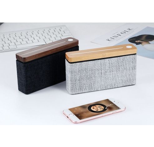 HiFi Square Bluetooth Speaker natural maple wood  Gingko