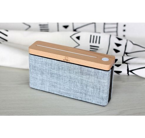 HiFi Square Bluetooth Speaker natural maple wood  Gingko