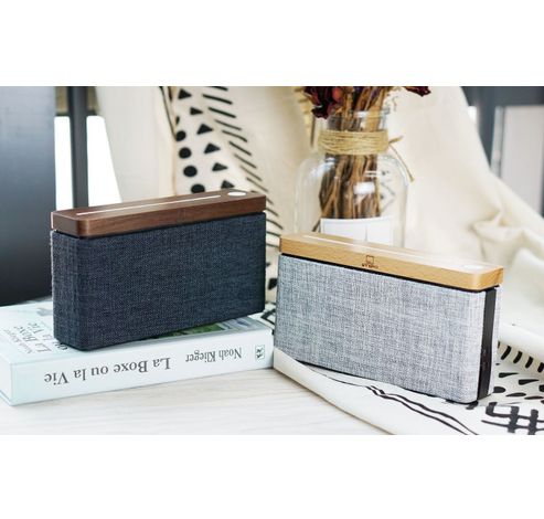 HiFi Square Bluetooth Speaker natural maple wood  Gingko