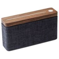 HiFi Square Bluetooth Speaker  natural walnut wood 