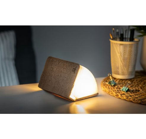 Mini Smart Book Light Linen Coffee Brown  Gingko