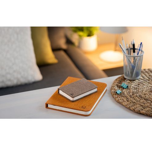 Mini Smart Book Light Linen Coffee Brown  Gingko