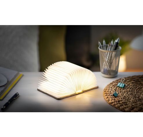 Mini Smart Book Light Linen Coffee Brown  Gingko