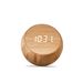 Tumbler Click Clock Natural Bamboo Wood 