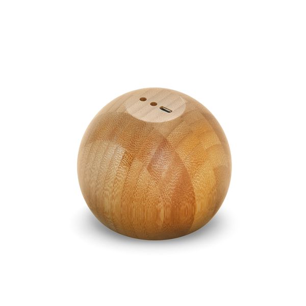 Tumbler Click Clock Natural Bamboo Wood 