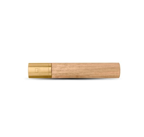 Flameless Element Lighter Natural White Ash Wood  Gingko