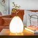 Smart Vase Light Natural walnut wood 