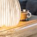 Smart Vase Light Natural walnut wood 