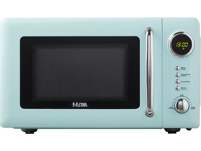 Four à micro-ondes rétro, 20L, Commande électronique, Turquoise