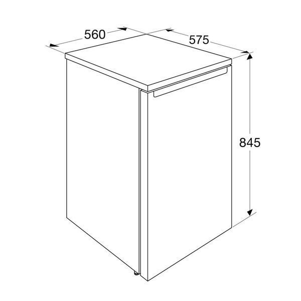 VV856WIT Congélateur de table (56 cm) 