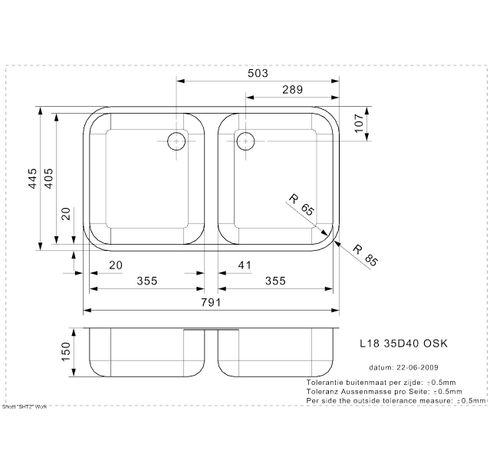 B2924LLU03GDM  Reginox