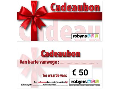 Video Robyns Cadeaubon €50