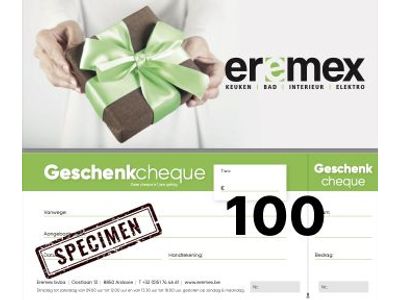 Eremex Cadeaubon van 100 euro
