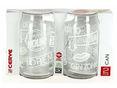 Neon Cocktailglas 45cl Set 2 