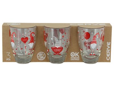 Happy Elf Verre A Eau Set3 31cl 