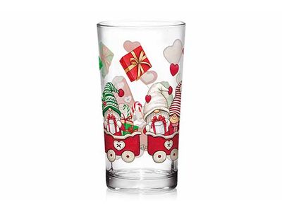 Christmas Train Tumbler Fh 25cl Set3 D6,5xh12cm