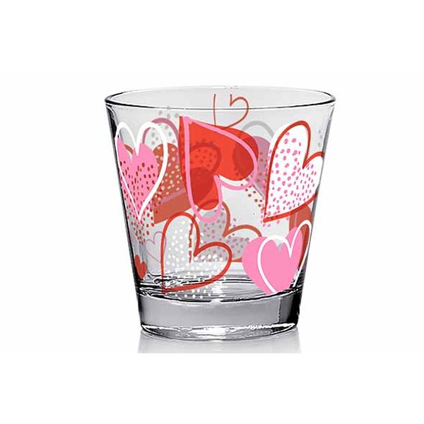 Heart To Heart Tumbler Fb 25cl Set3 D8,6xh8,7cm 