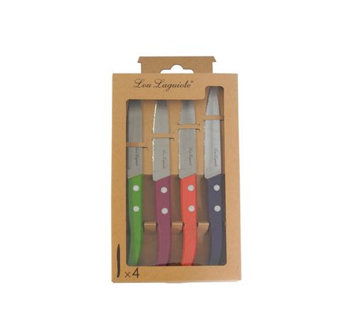 LOU LAGUIOLE FOREST STEAKMES SET4 4KLEUR  Lou Laguiole