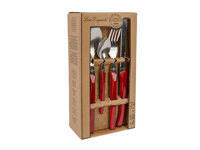 Rising Sun Couvert Set24 Rouge Kraft Box 