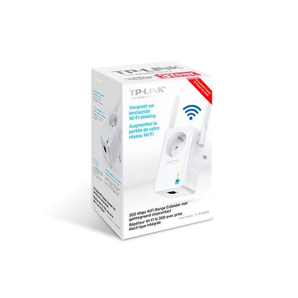 300 Mbps WiFi range extender met geïntegreerd stopcontact 