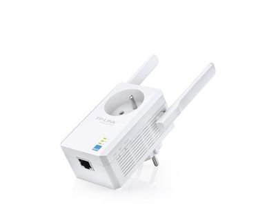 300 Mbps WiFi range extender met geïntegreerd stopcontact