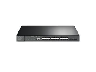 TL-SG3428XMP JetStream 24-poorts Gigabit en 4-poorts 10GE SFP+ Switch met 24 PoE+-poorten en L2+-beheer