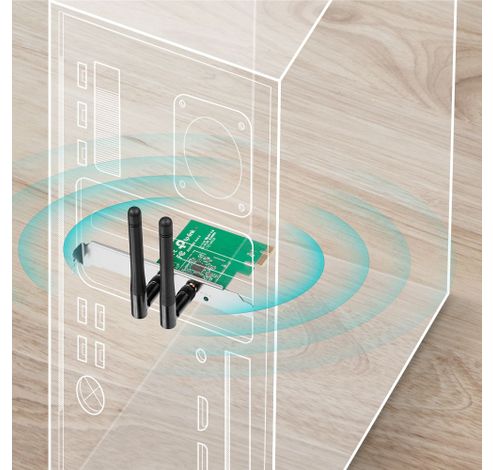 TL-WN881ND 300Mbps Wireless N PCI Express Adapter with low profile bracket  TP-link