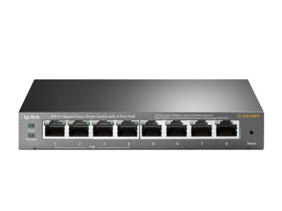 TL-SG108PE 8-Poorts Gigabit Easy Smart Switch met 4-Poorts PoE