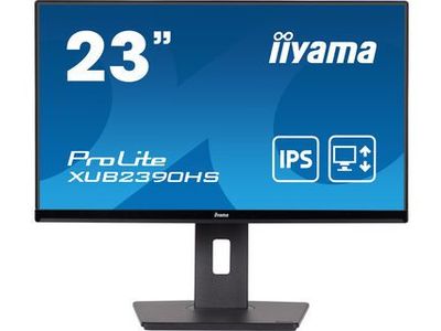PROLITE 23inch monitor met een IPS panel en een in hoogte verstelbare voet