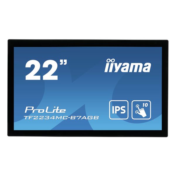 Iiyama PROLITE 22inch 10pt touch open frame Touch monitor met IPS paneel, Anti-Glare Glas en hoge helderheid