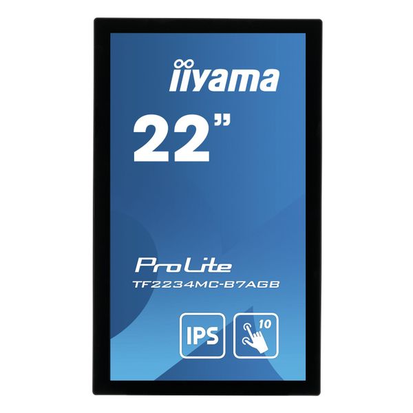 Iiyama PROLITE 22inch 10pt touch open frame Touch monitor met IPS paneel, Anti-Glare Glas en hoge helderheid