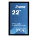 Iiyama PROLITE 22inch 10pt touch open frame Touch monitor met IPS paneel, Anti-Glare Glas en hoge helderheid