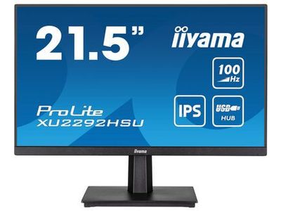 Prolite 21.5inch IPS-monitor met USB-hub en 100Hz verversingssnelheid