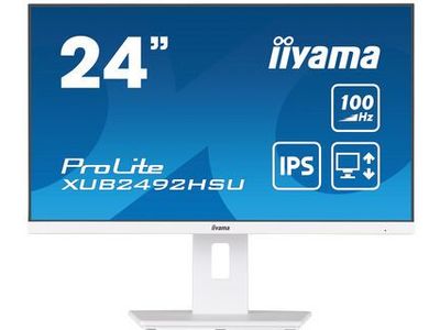Prolite 24"w lcd business fll hd ips whte