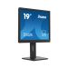 Iiyama Prolite 19inch betrouwbare LED-backlit monitor met in hoogte verstelbare voet, ontworpen voor zakelijk gebruik Zwart