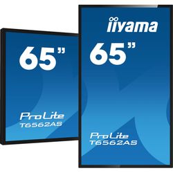 Iiyama Prolite 65inch Alles-in-één PCAP Interactief scherm geïnspireerd door technologie en ontworpen voor creatieve ruimtes en eenvoudig delen van content. 