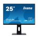 Iiyama Prolite 25inch 1920 x 1200 monitor met IPS-paneeltechnologie en 16:10 beeldverhouding