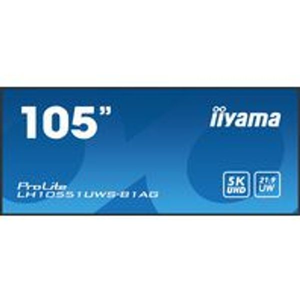 Iiyama PROLITE 105inch Professional 5KUW Display voor gespecialiseerde 21:9 panoramische commerciële signage