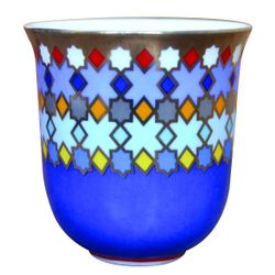 Images d'Orient Coffee Cup SURSOCK VITRAIL, porcelain, 90ml 