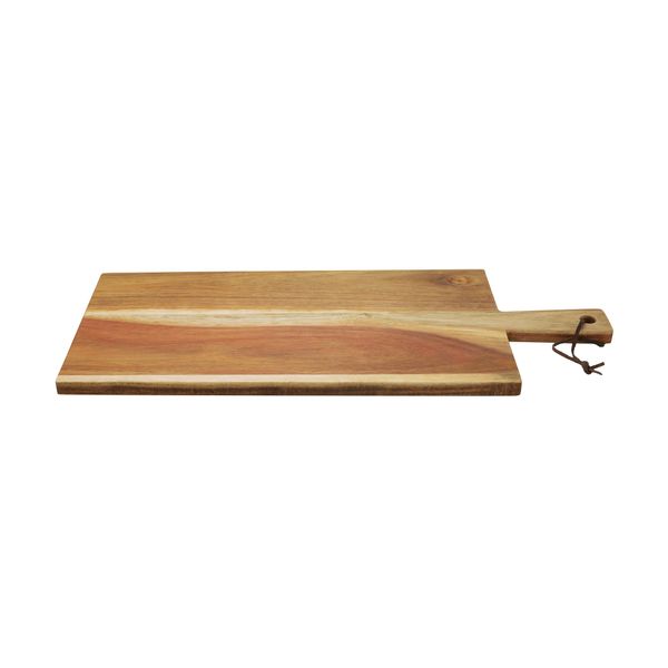 Serveerplank met handvat uit acaciahout 50x20x1.5cm 