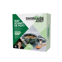 Dagelijkse Kost Stoofpot 24cm + Stoofvleesbox (theedoek, kruidenmix, recept) 