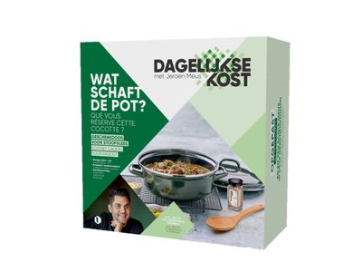 Stoofpot 24cm + Stoofvleesbox (theedoek, kruidenmix, recept)