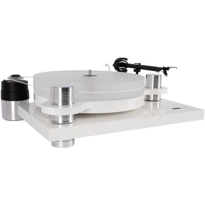 PS-100+ high-end-turntable white  Block