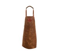 LEATHER APRON COGNAC 