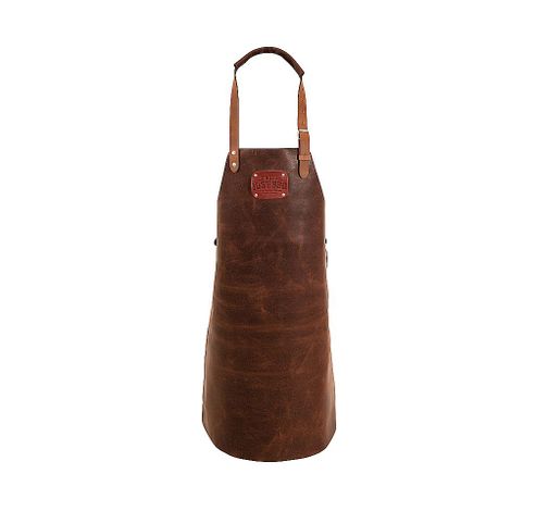 LEATHER APRON BROWN  Not Just BBQ