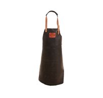 LEATHER APRON BLACK 