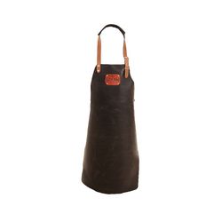 Not Just BBQ LEATHER APRON BLACK 