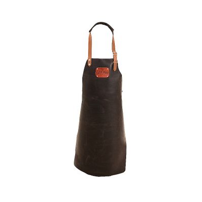 LEATHER APRON BLACK 