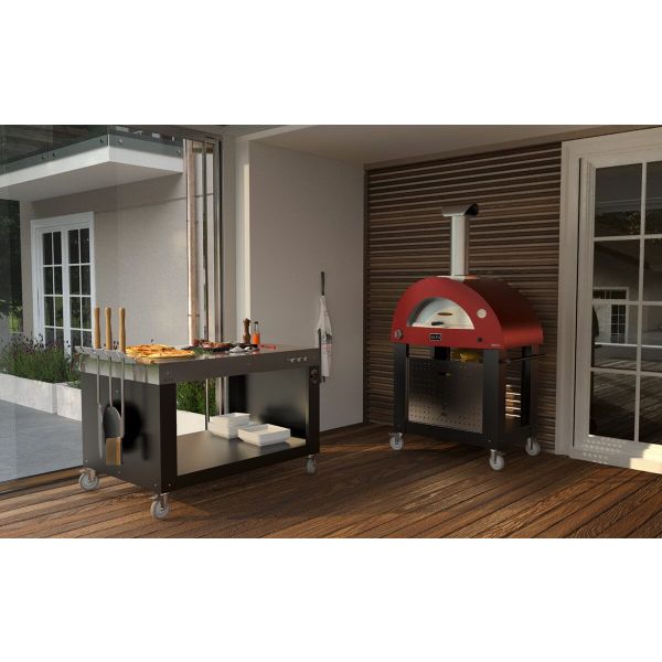 Alfa Forni Brio Pizza oven Gas Rood