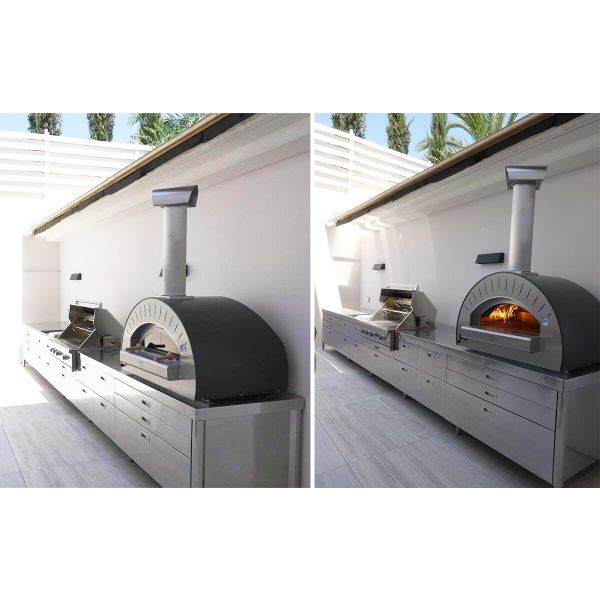 Alfa Forni Dolce Vita Top Pizza Oven Anthraciet